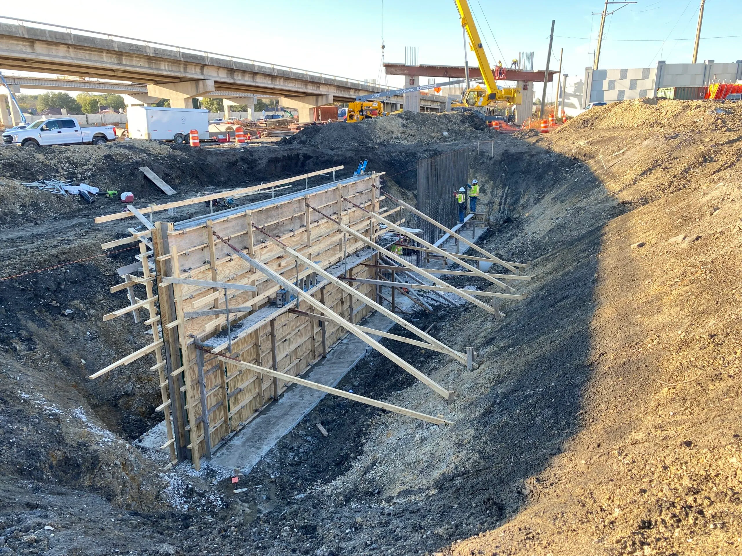 635 SMC2 project — concrete structure in progress